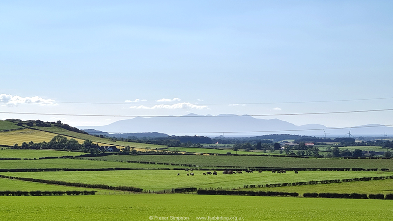 Isle of Arran from Craigie Hill northern approach © Fraser Simpson