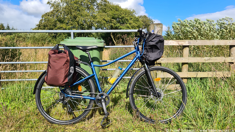Biological surveys by bike, Ayrshire, Scotland, Aug 2022 © Fraser Simpson