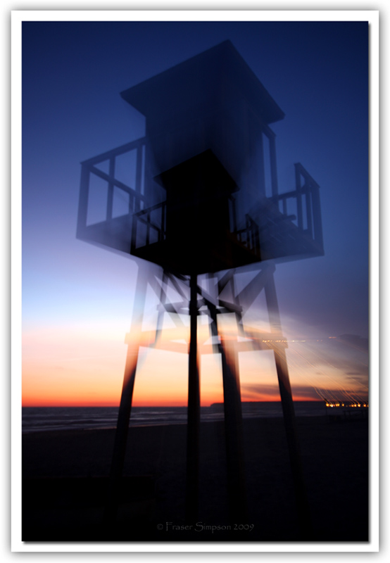 Playa de Zahara beach tower  2009 Fraser Simpson