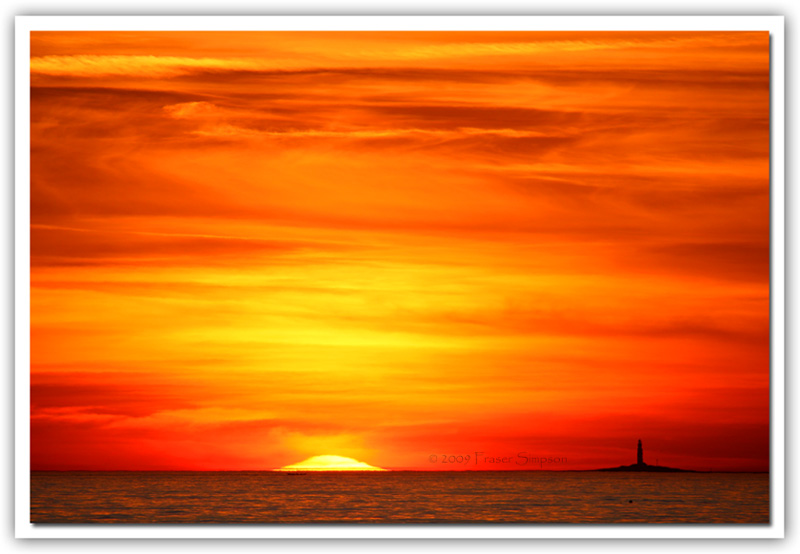 Cabo de Trafalgar Sunset  2009 Fraser Simpson