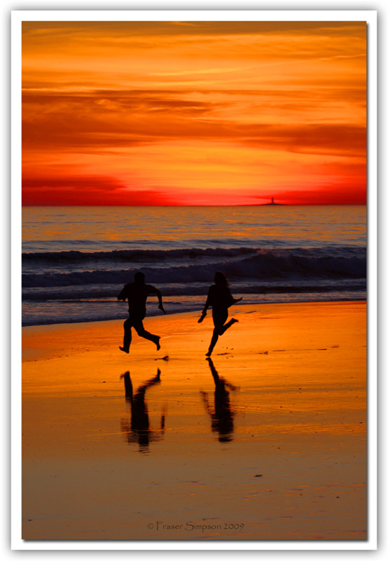 Costa de la Luz sunset  2009 Fraser Simpson