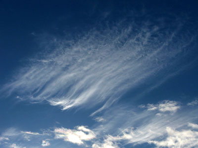 Cirrus over London, England  30 April 2006  1654h  2006 Fraser Simpson