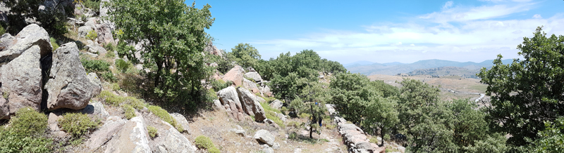 Rocky oak slopes around Ipsilou Monastery  Fraser Simpson    www.fssbirding.org.uk