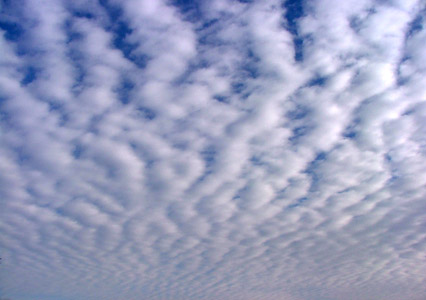 Mackerel Sky over Kilmarnock, Ayrshire, Scotland  29 October 2006  1995 Fraser Simpson