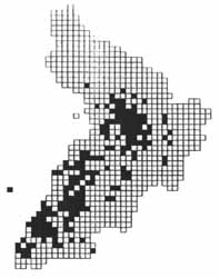 Ringlet distribution in Ayrshire