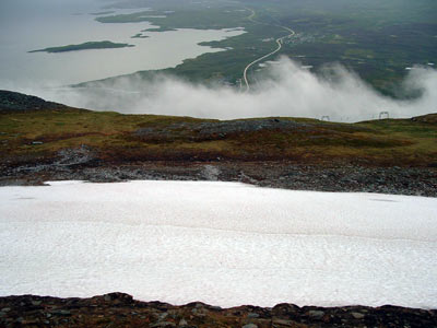 View of Tornetrask from Njulla
