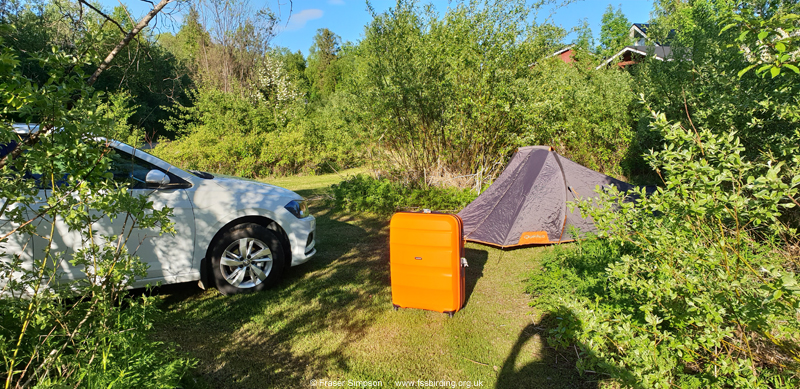 Naverniemic Campsite, Ivalo River (Ivalojoki)  Fraser Simpson